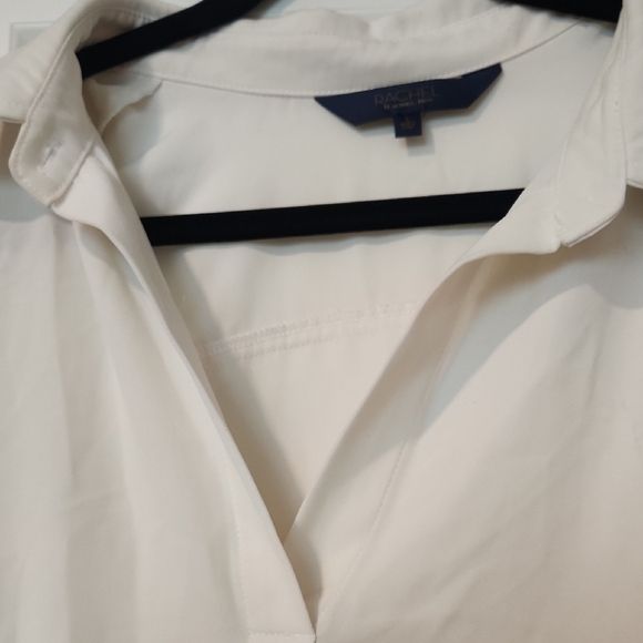 *New With Tags* RACHEL Rachel Roy Cream Blouse Size Large - Picture 5 of 9